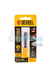 Борфреза по металлу Denzel твердосплавная, цилиндрическая закругленная, тип-С, 10 мм