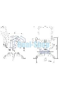 Кресло компьютерное Бюрократ CH-540AXSN/26-28 черный