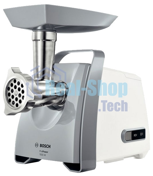 Мясорубка электрическая Bosch ProPower MFW66020 1800Вт белый/серый