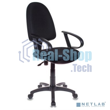Кресло Бюрократ CH-300/BLACK черный, экокожа, 120 кг, механизм качания