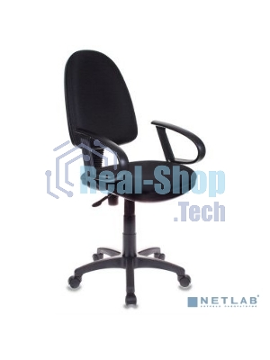 Кресло Бюрократ CH-300/BLACK черный, экокожа, 120 кг, механизм качания