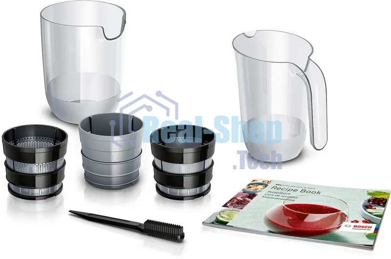 Соковыжималка шнековая Bosch MESM731M черный