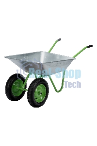 Тачка садовая Сибртех 2-х колесная, грузоподъемность 120 кг, объем 65 л