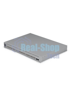 Коммутатор Ubiquiti USW-Pro-Max-24-PoE 24-port, Layer 3 Etherlighting switch with 2.5 GbE and PoE++ output 400W
