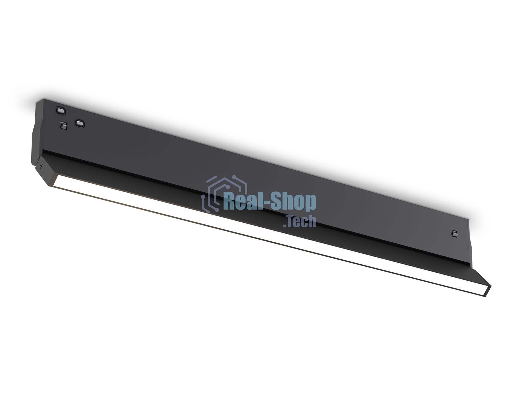 Трековый светильник GL2355 BK черный IP20 20W 3CCT 3000-6400K 48V 400*10*73
