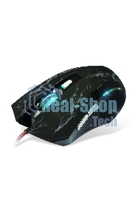 Мышь проводная Crown Gaming CMXG-600 черный, 2200 dpi, USB, кнопки - 6