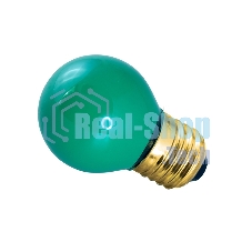 Лампа накаливания Neon-night e27 10 Вт зеленая колба