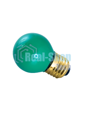 Лампа накаливания Neon-night e27 10 Вт зеленая колба