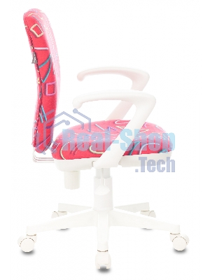 Кресло Бюрократ KD-W10AXSN малиновый, ткань, 120 кг