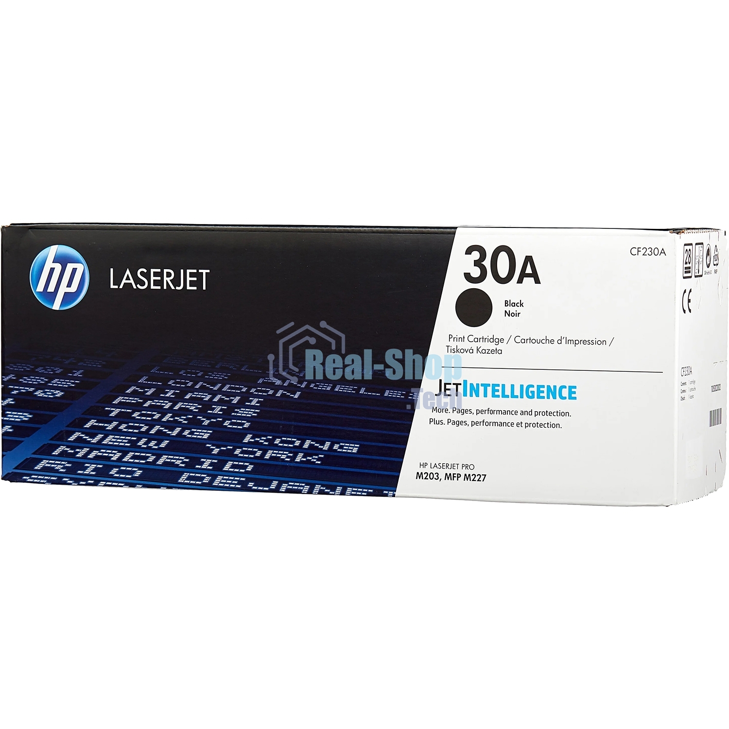 Картридж лазерный HP 30A черный для M203/MFP M227 (1600 стр)