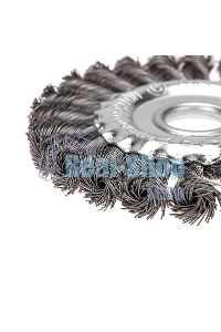 Щетка дисковая для УШМ Kranz крученая 125 мм, отв. 22,23 мм