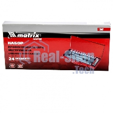 Набор шоферский Matrix с квадратом 1/2'' 24 предм. master