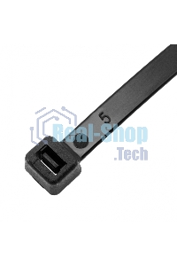 Хомуты Сибртех, 500 х 8 мм, пластиковые, черные, 50 шт. 45588