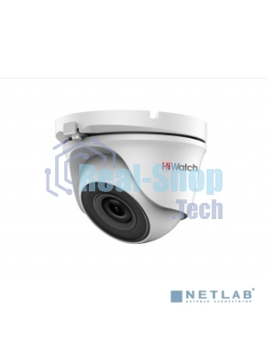 Камера видеонаблюдения HiWatch DS-T203(B) 2.8-2.8мм HD-CVI HD-TVI цветная корп.:белый