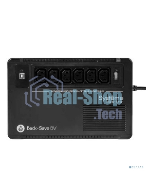 Источник бесперебойного питания Systeme Electriс Back-Save, 600VA/360W, 230V, Line-Interactive, AVR, 6xC13 Outlets, USB charge(type A), USB