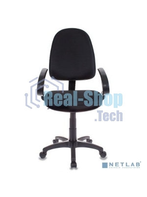 Кресло Бюрократ CH-300/BLACK черный, экокожа, 120 кг, механизм качания