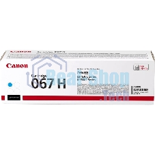 Картридж лазерный Canon CRG 067 HC (5105C002) голубой (2400 стр. повышенной емкости) для Canon LBP631/633/MF651/655/657