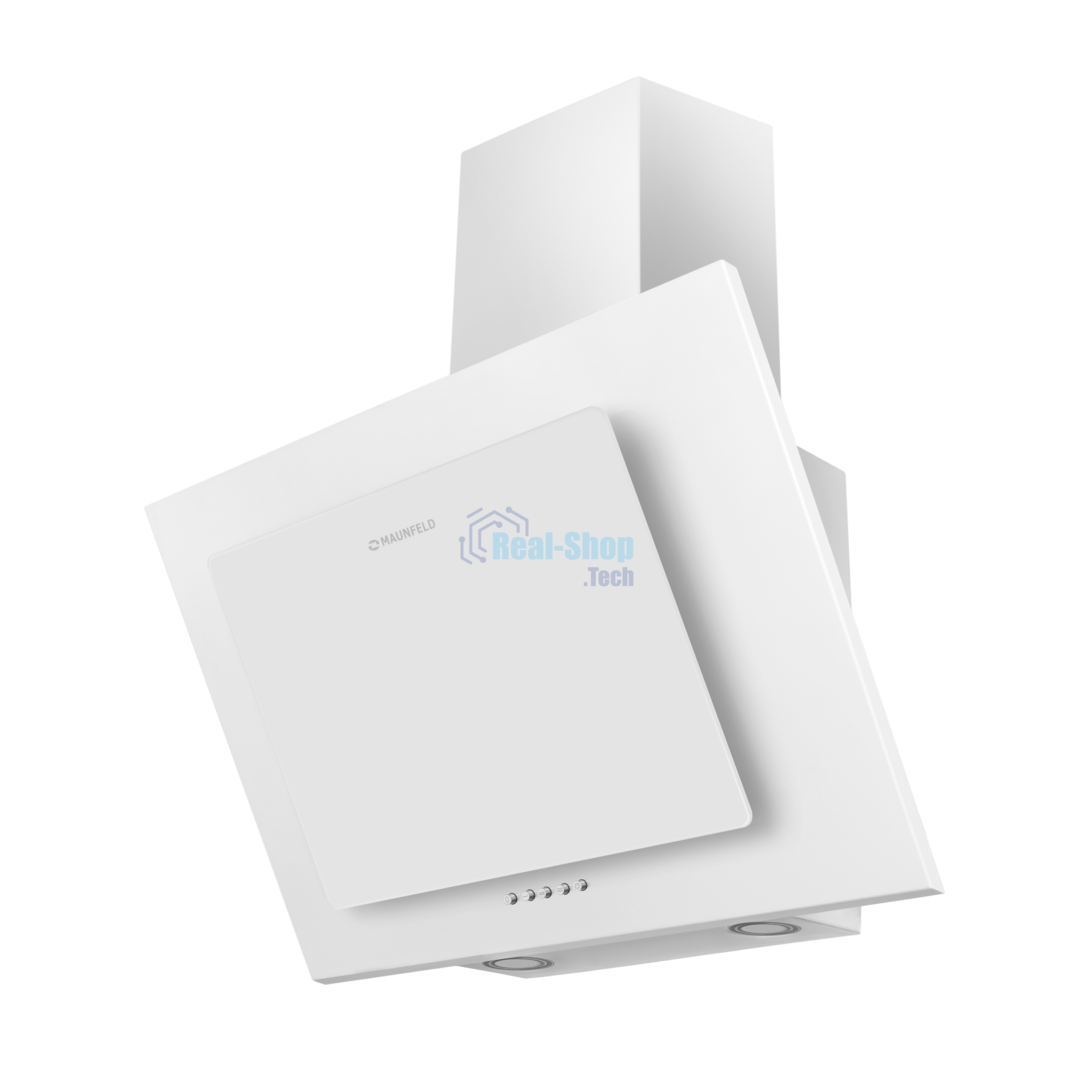 Вытяжка наклонная Maunfeld Tower 60 белый, 60 см, 700 куб. м/ч, 66 дБ