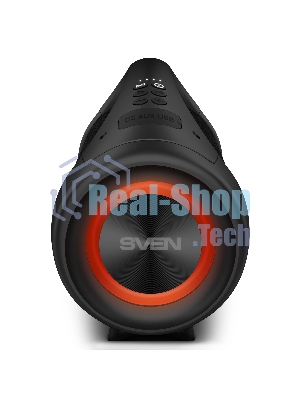 Акустическая система SVEN 370 2.0 черные (2x2W, USB, RGb подсветка)