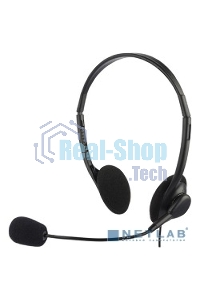 Гарнитура проводная Oklick HS-M143VB черный 1.8м накладные оголовье