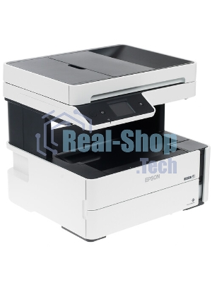 МФУ струйный Epson M3170 (C11CG92501), A4, ч/б, печ. до 39 стр/мин., 2400 x 1200 dpi (печать) 1200x2400dpi (скан.), USB, RJ-45, Wi-Fi, Air Print