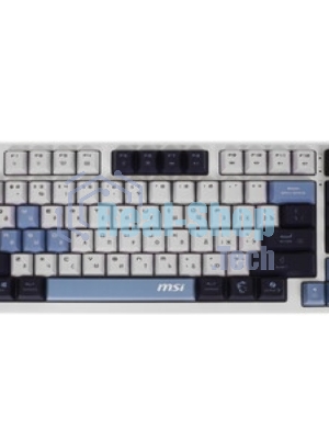 Клавиатура MSI Forge GK600 гибридная, Bluetooth, радиоканал, белый
