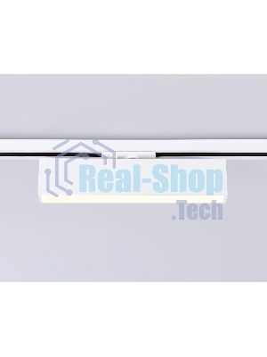 Трековый однофазный светильник Ambrella light GL6761 WH белый LED 12W 3000K 300*22*48