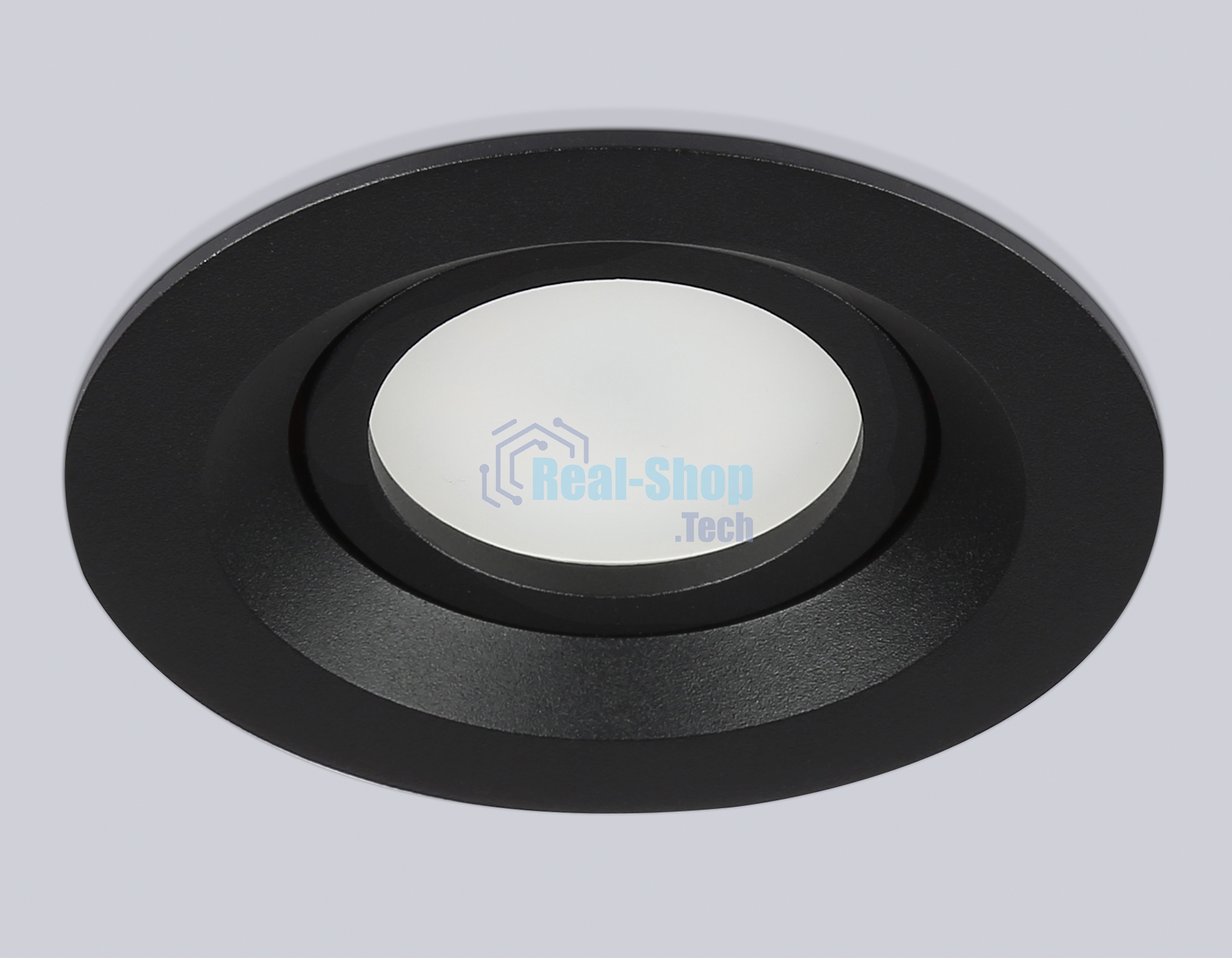 Встраиваемый поворотный точечный светильник Ambrella light TN102742 BK черный IP20 GU5.3 D95*25