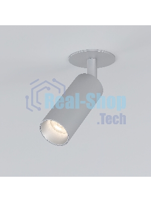 Diffe светильник встраиваемый серебряный 8W 4200K (25039/LED)