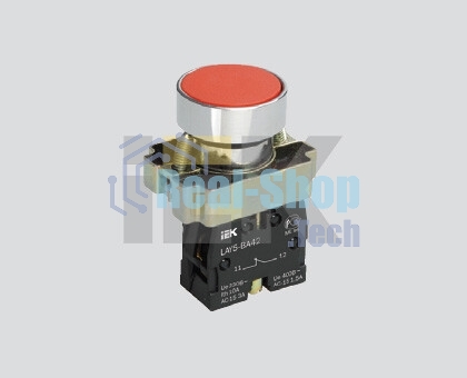 Кнопка управления LAY5-BA51 без подсветки желтая 1з BBT60-BA-K05 IEK