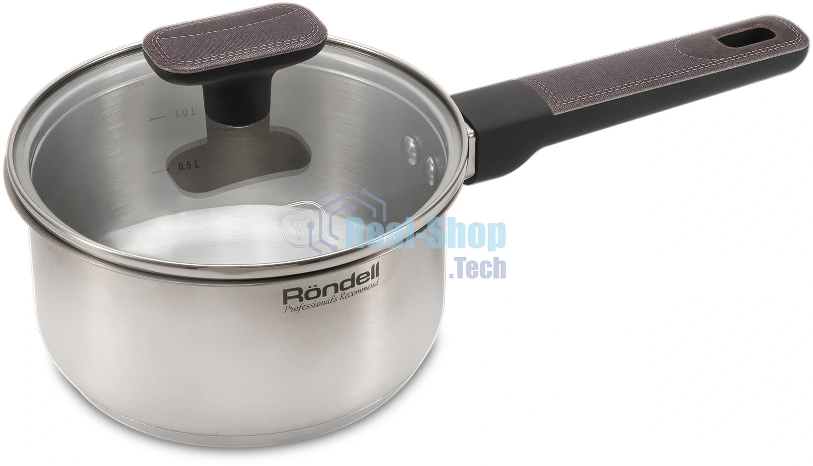 Ковш Rondell Chambray RDS-1954 1.4л. d=16см (с крышкой) стальной