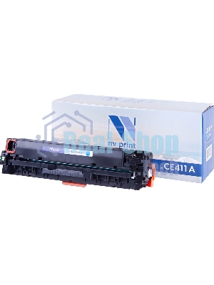 Картридж лазерный NVPrint совместимый HP CE411A Cyan для CLJ Color M351/M375/M451/M475 (2600k)