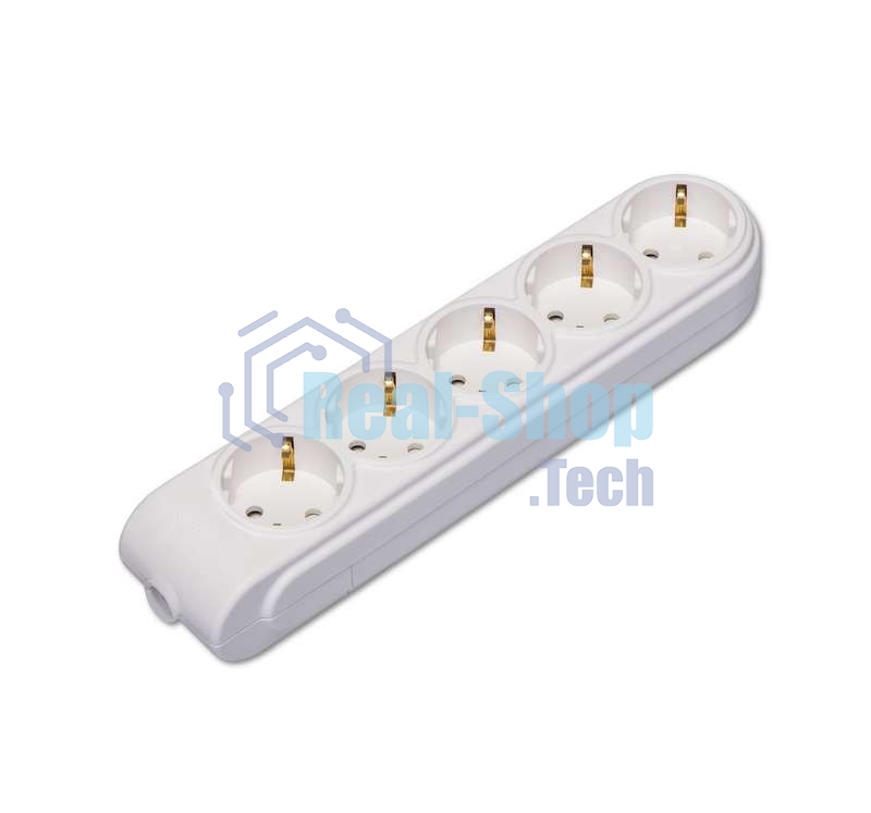 Колодка удлинителя 5-м с заземл. защ. шторки Makel N5210000