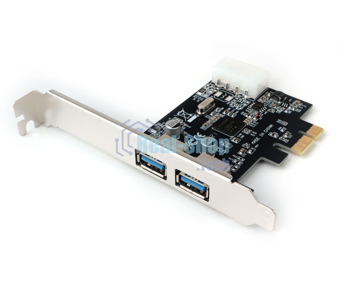 Контроллер USB Gembird SPCR-01, в PCI, порты: 2 внешн. USB 3.0