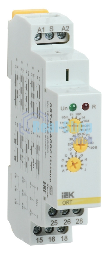 Реле времени многофункц. ORT 2 контакта 12-240В AC/DC IEK ORT-M2-ACDC12-240V