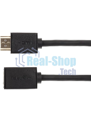 Кабель удлинительный HDMI-19M---HDMI-19F ver 2.0, 2m, TELECOM TCG235MF-2M