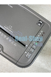 Шредер Heleos АП23-5 серый/серебристый с автоподачей (секр.P-5) фрагменты 145лист. 23лтр. скрепки скобы пл.карты