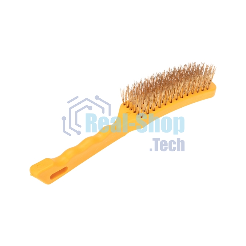 Щетка по металлу Kranz с пластиковой ручкой 260 мм