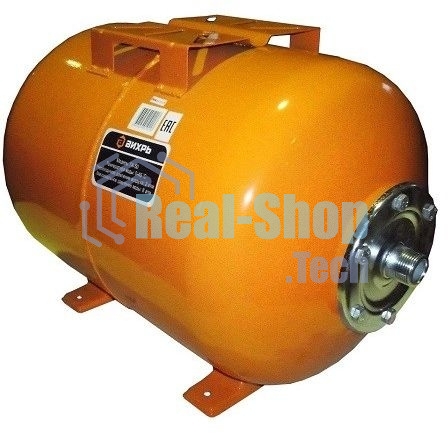 Гидроаккумулятор ВИХРЬ ГА-50 50л для поверхностных свыше 1000Вт для скважинных до 1000Вт