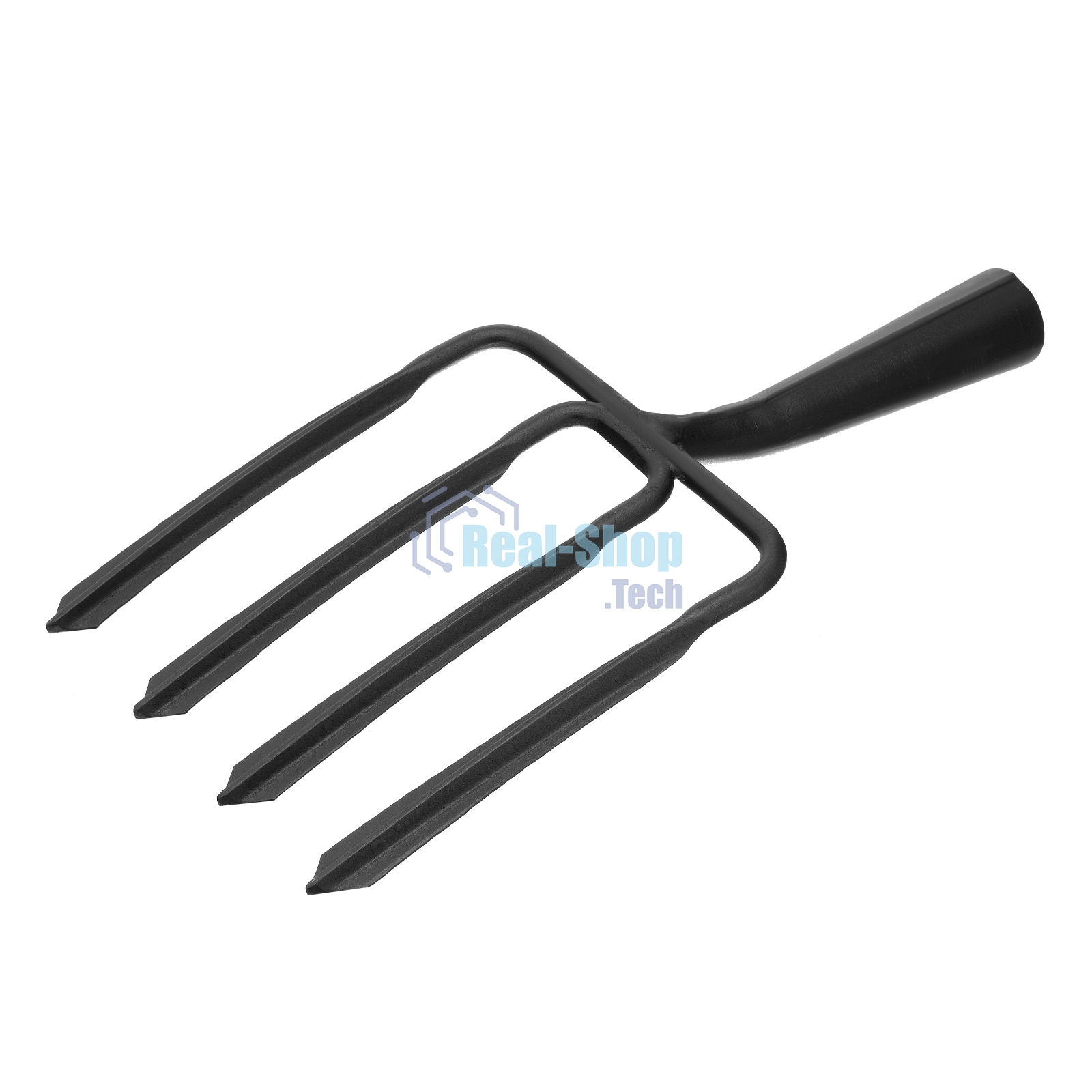 Вилы копальные 4-х рогие, 190x220 мм, широкий зуб, удлиненная тулейка, без черенка (АРТИ)