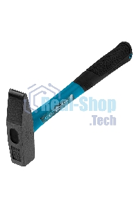 Молоток слесарный Gross 10277 600г, квадратный боек фибергласовая обрезиненная рукоятка