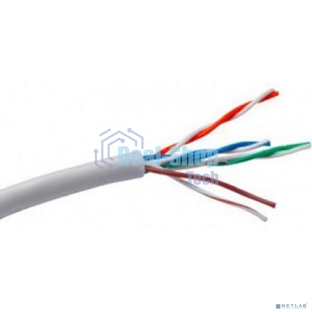 Кабель Exegate EX138965RUS UTP 4 пары кат.5e Exegate CCA Light, 305м pullbox, серый