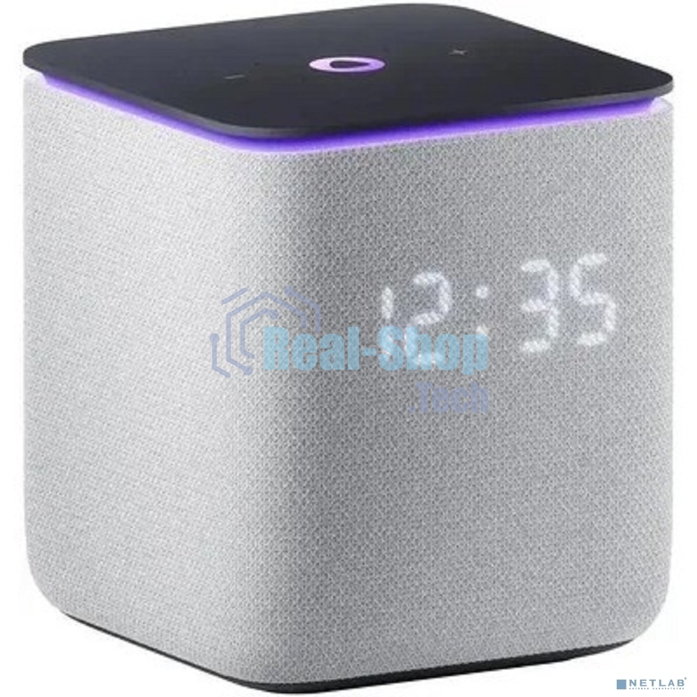 Умная колонка Яндекс Станция Миди, ZigBee, 24Вт, с голосовым ассистентом Алиса на YaGPT, серый