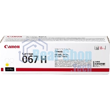 Картридж лазерный Canon CRG 067 HY (5103C002) желтый (24000 стр.) для Canon LBP631/633/MF651/655/657