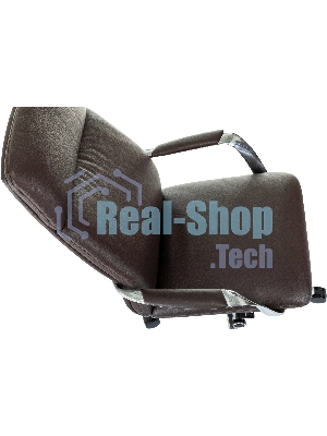 Кресло Бюрократ VEGA коричневый, кожа