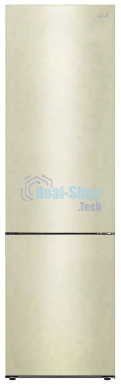 Холодильник LG GA-B509CECL бежевый, двухкамерный, 277/107л, морозилка снизу, No Frost