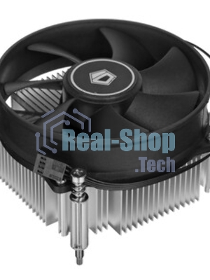 Кулер ID-COOLING DK-19 PWM серебристый/черный 92мм алюминий 2200rpm 26db 4-pin 95W 55мм