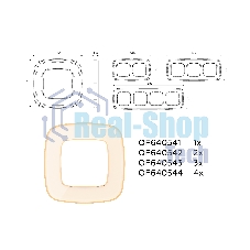 Рамка OMEGA Coint (Бежевый Стекло органическое/Шампань) 4-ая OF640344