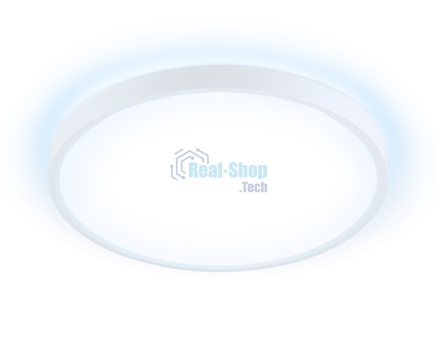 Потолочный светодиодный светильник Ambrella light FZ3001 WH белый IP44 24W+10W 6400+6400К D300*40 (Без ПДУ)