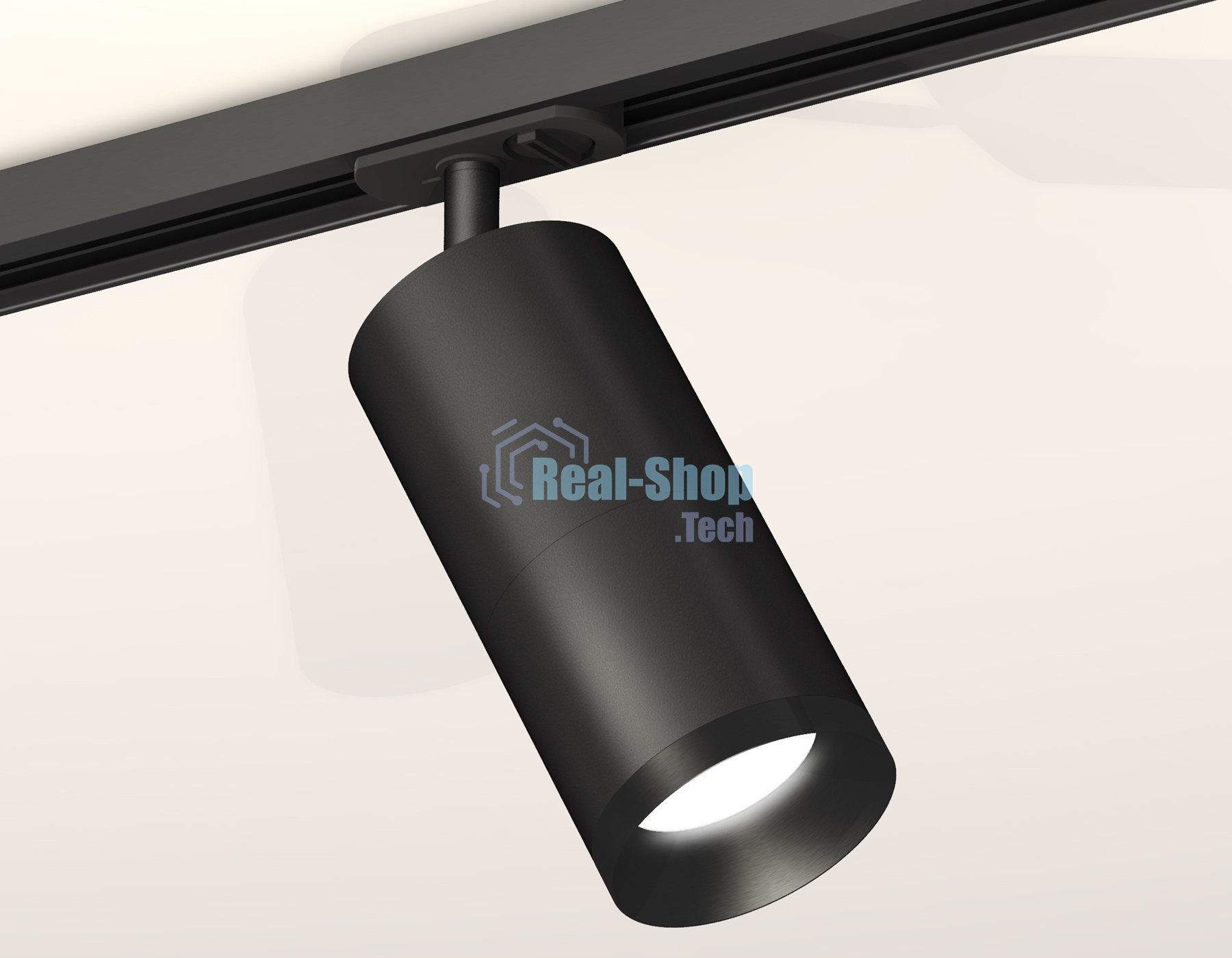 Светильник Ambrella light XT7402100 SBK/PBK черный песок/черный полированный MR16 GU5.3 (A2537, C7422, A2011, C7402, N7031)
